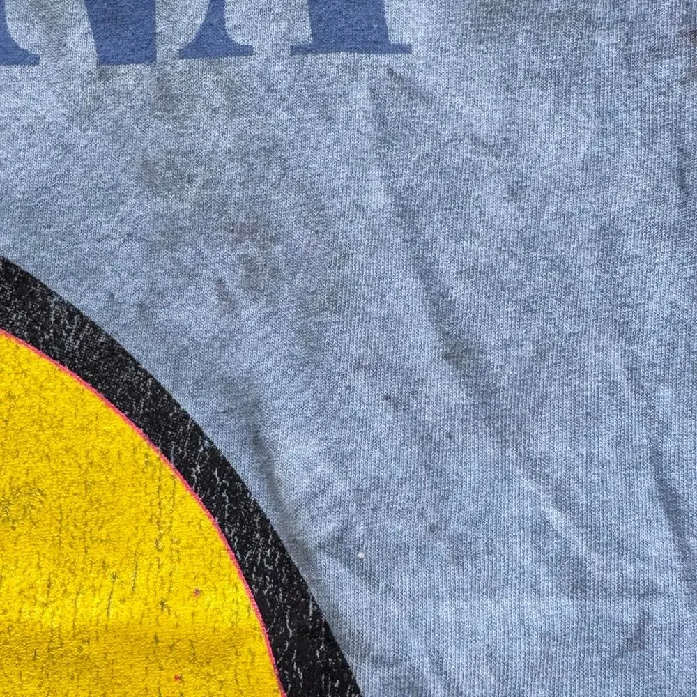 Nirvana smiley graphic band tee L casual cotton alt grunge short sleeve emo - Picture 7 of 8